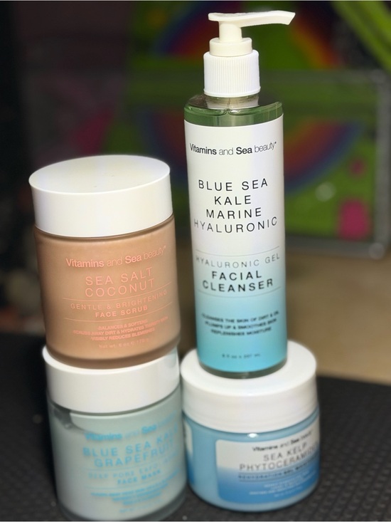 vitamins and sea beauty Other - vitamins by the sea hyaluronic face cleanser moisturizer scrub mask